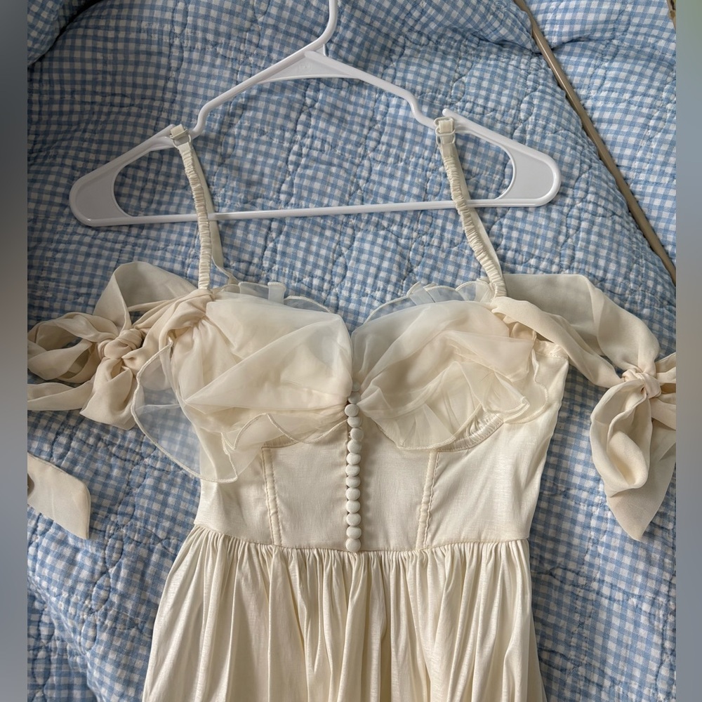 NWT For Love And Lemons Heidi Midi Dress XS - Picture 3 of 6